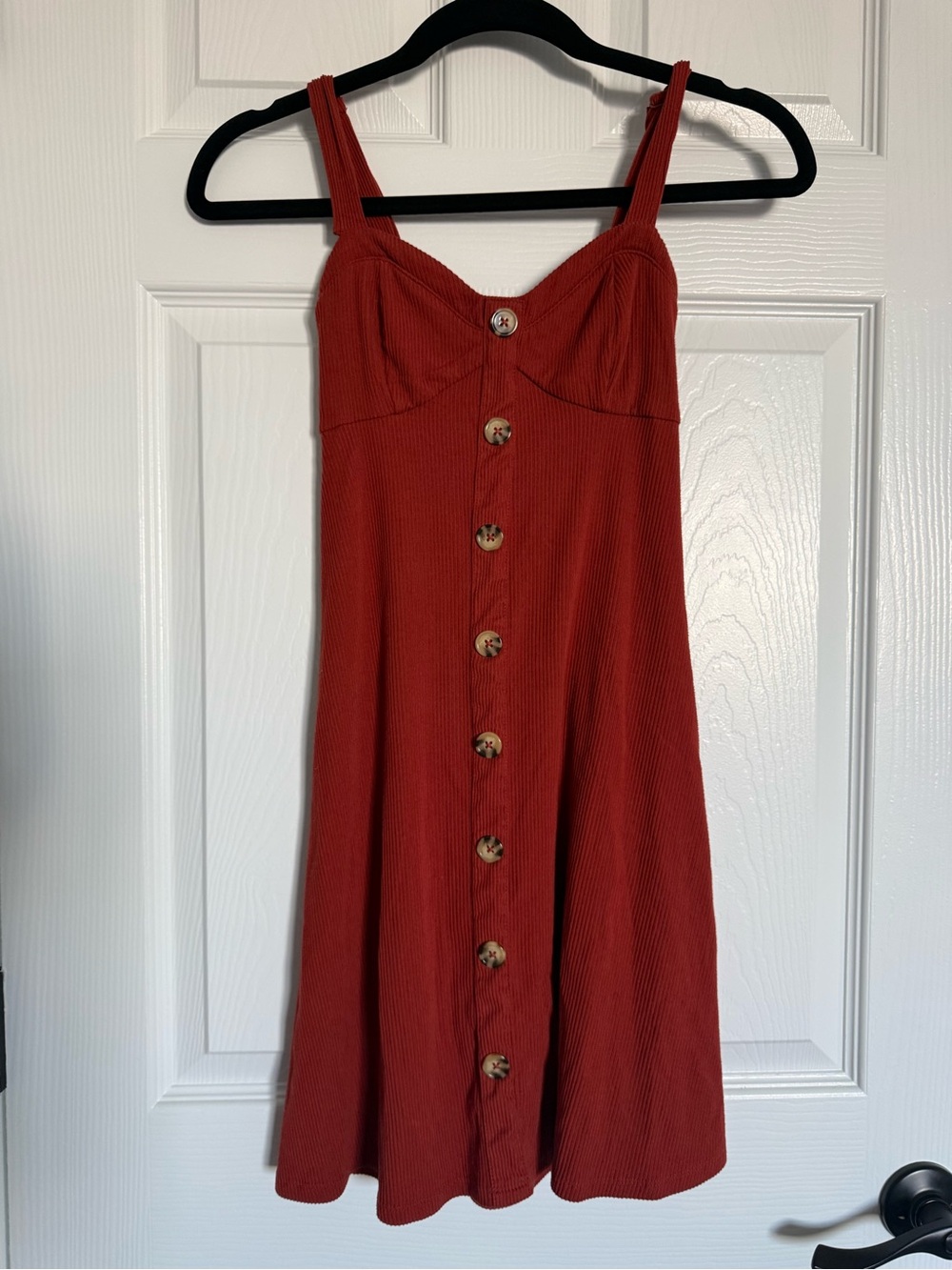 Women’s Rust Button-Front Sundress